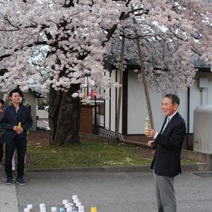 『奇跡の桜』についての由来を社長に語ってもらいました